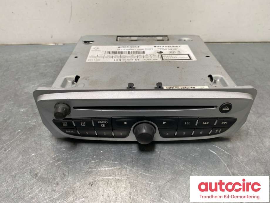 Bilstereo til Renault Megane, 2009-2016 Type III  (281159389R)