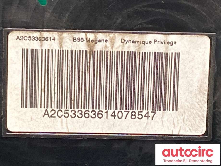 Instrumentpanel til Renault Megane 2009-2016 Type III  (248100342R|)