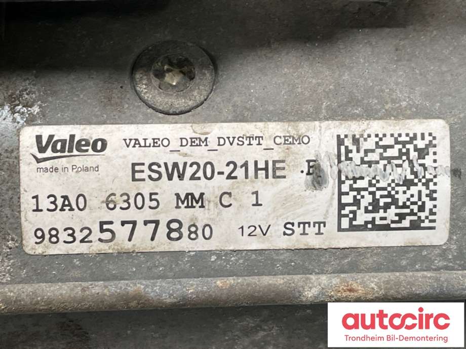 Starter diesel til Opel Grandland X 2017-->>  (1665663980|)