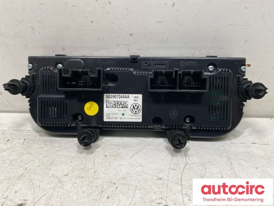 Varmeapparat betjening til VW Golf VII 2012-2017 (Fase 1)  (5G0907044AA|5HB011181-44|)