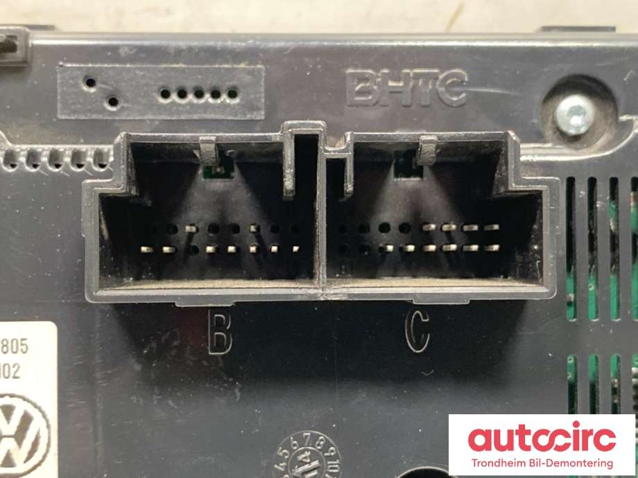 Varmeapparat betjening til VW Golf VII 2012-2017 (Fase 1)  (5G0907044AA|5HB011181-44|)