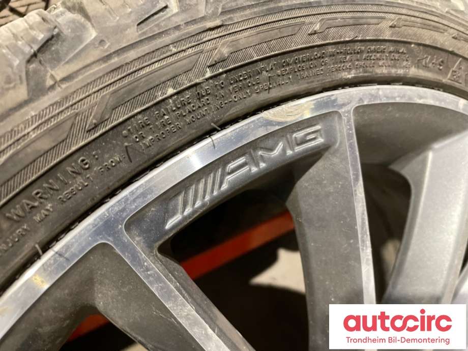 Hjulsett aluminium vinter til Mercedes CLS 2018-->> (C257) (C257) (20 TOMMER|255/35R20|PROD: 0318|7 MM)
