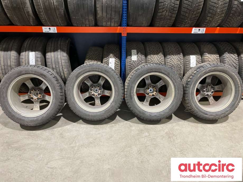 Hjulsett aluminium vinter til BMW X3 2007-2010 (Fase 2) (E83) (E83) (17 TOMMER|235/55R17 103O|PROD: 2222|7-8 MM)