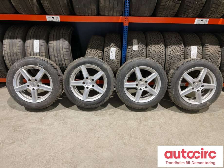 Hjulsett aluminium vinter til BMW 3-Serie 2005-2011 (E90/E91/E92/E93) (E90/E91/E92/E93) (16 TOMMER|205/55R16 94T|PROD: 3625|7 MM)