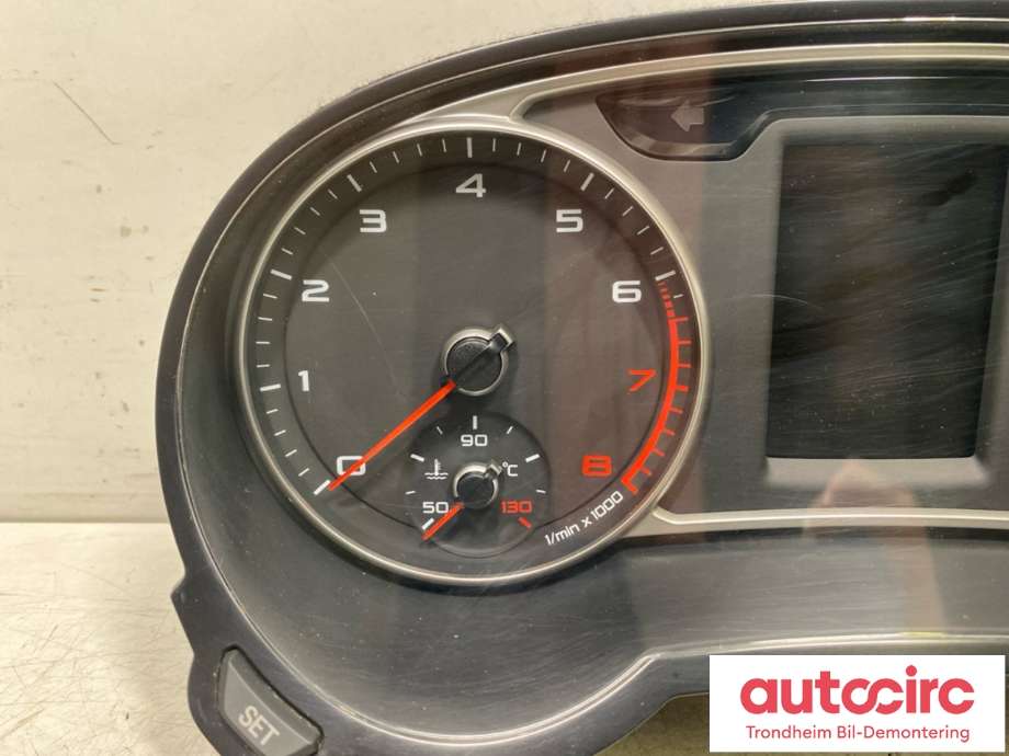 Instrumentpanel til Audi A1 2010-2014 (Type I, Fase 1)  (AUDI|8X0 920 930|A2C54432556095710|)