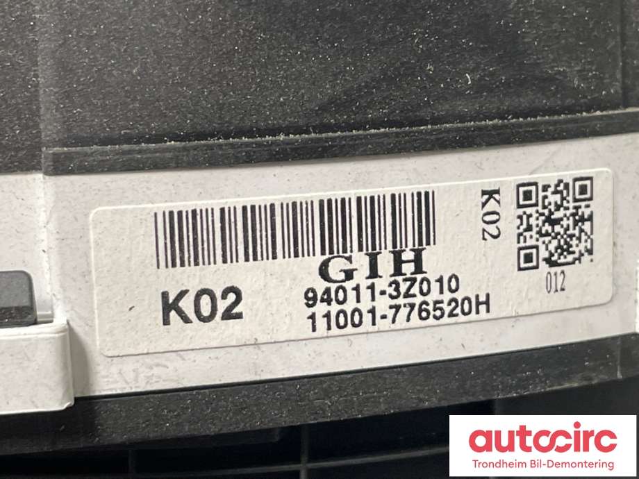 Instrumentpanel til Hyundai i40 2012-2017  (94011-3Z010|)