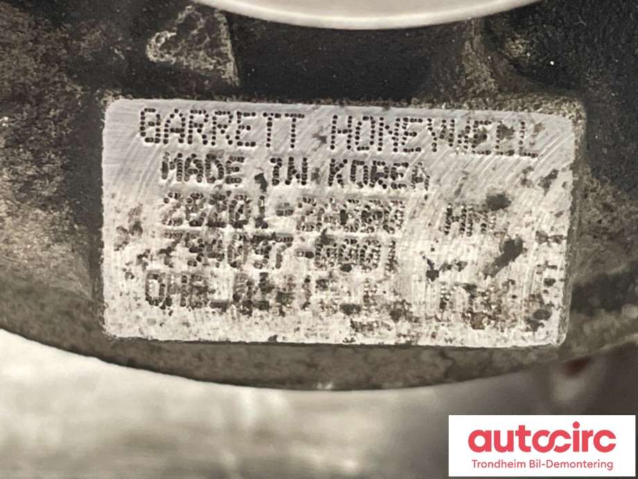 Turbo til Hyundai i40 2012-2017  (28201-2A800|)