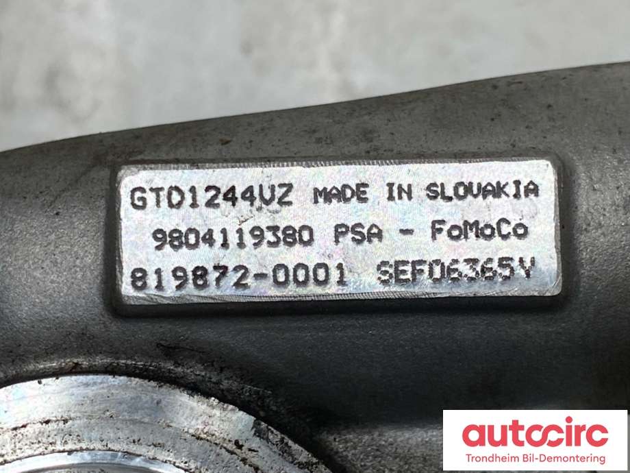 Turbo til Ford Focus 2014-2018 (Type III, Fase 2) (FM5Q-6K682-AA|1870257|)