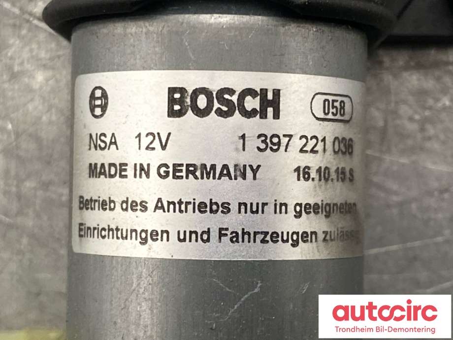 Baklukeåpner motor til Audi A6, Allroad 2015-2019 (Type III, Fase 2) (C7) (C7) (4G9827851E|4G9827851D|4G9827851H)