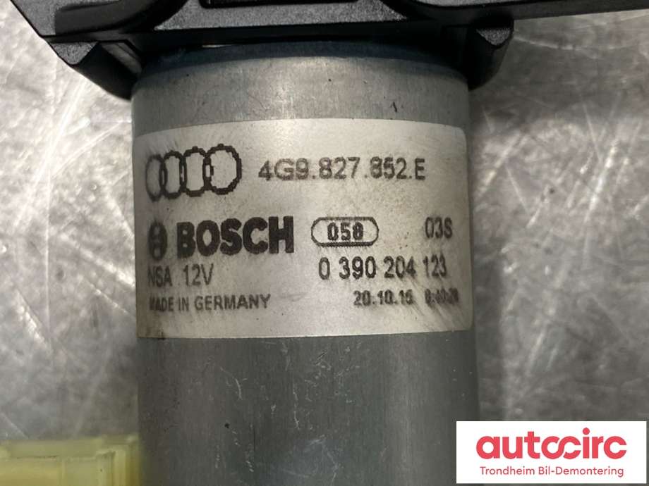 Baklukeåpner motor til Audi A6, Allroad 2015-2019 (Type III, Fase 2) (C7) (C7) (4G9827852E|4G9827852D|4G9827852H)