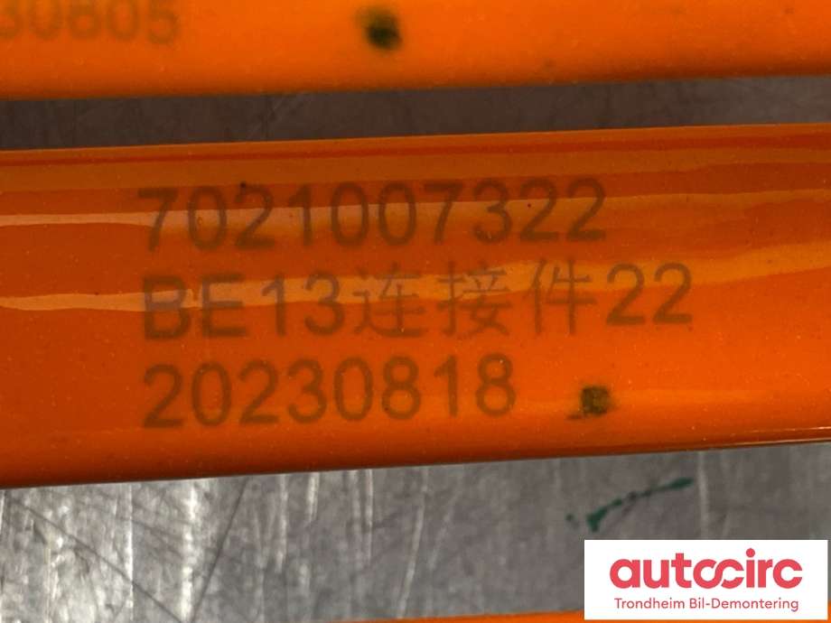 Kabel høy volt (HV) elbil til Zeekr X 2025-->>  (7021007323|7021007322|7021007320| 7021007321| 80011511| 80011510| 80011509| 80011508)