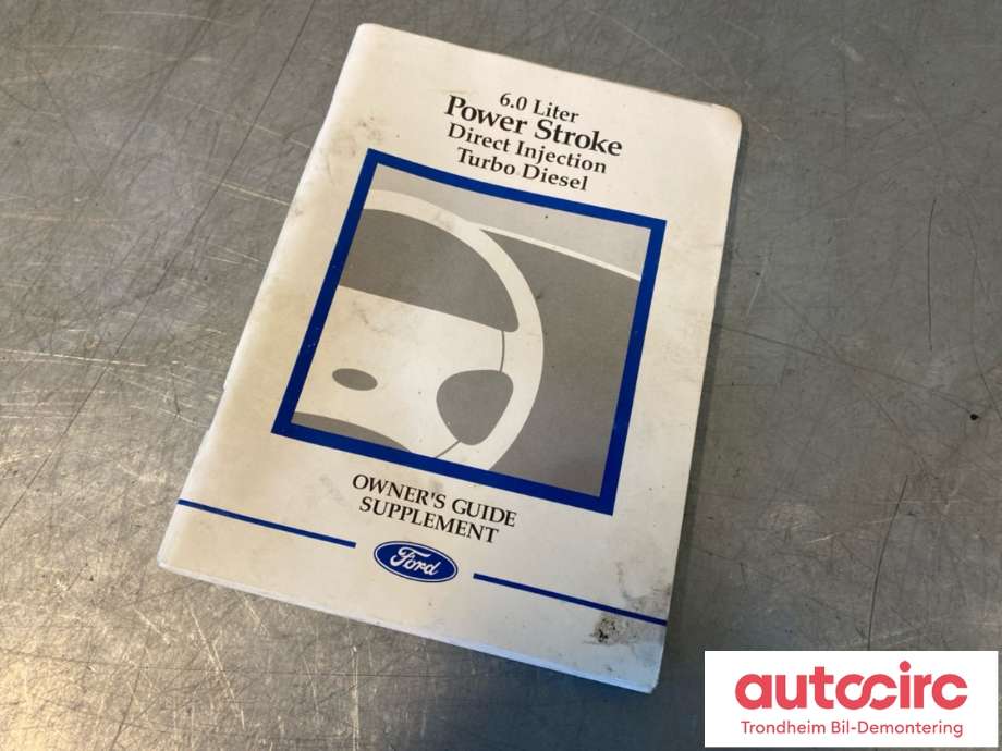 Instruksjonsbok til Ford F-250 1997-2003  (FORD|3C3J-19A321-LA|3C3J-19A285-EA|3W7J-19T201-AD)