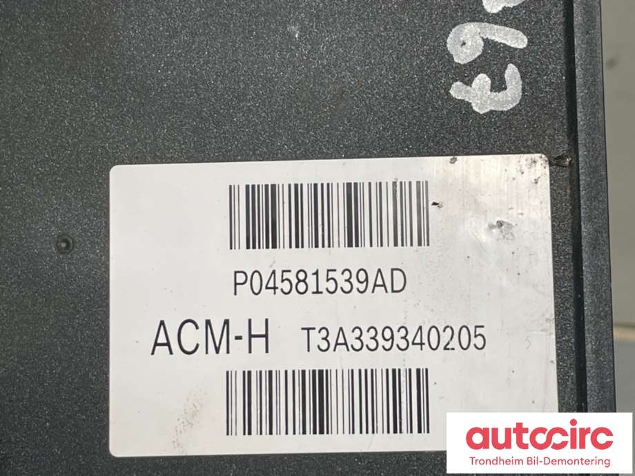 ABS motor til Fiat 500 2008-2020  (68203241AB|P04581539AD|)