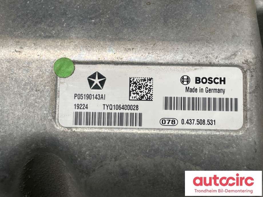 Inverter elbil til Fiat 500 2008-2020  (BOSCH|5190143AI|P05190143AI|0.437.508.531)