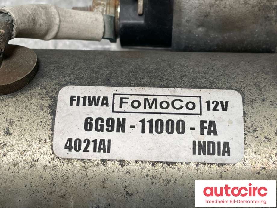Starter diesel til Ford S-Max 2010-2015 (Type I, Fase 2)  (6G9N-11000-FA|1376305|1756795)