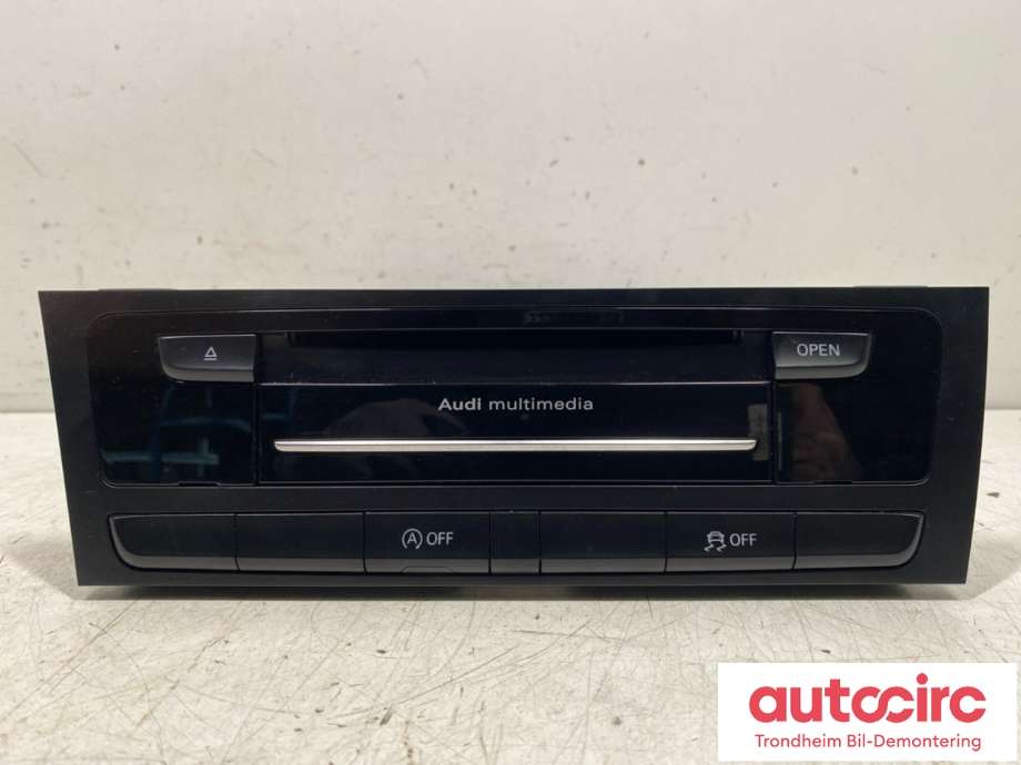 Bilstereo til Audi A4 2007-2014 (Type IV) (B8) (B8) (AUDI/VW|8R1 035 652 A|)