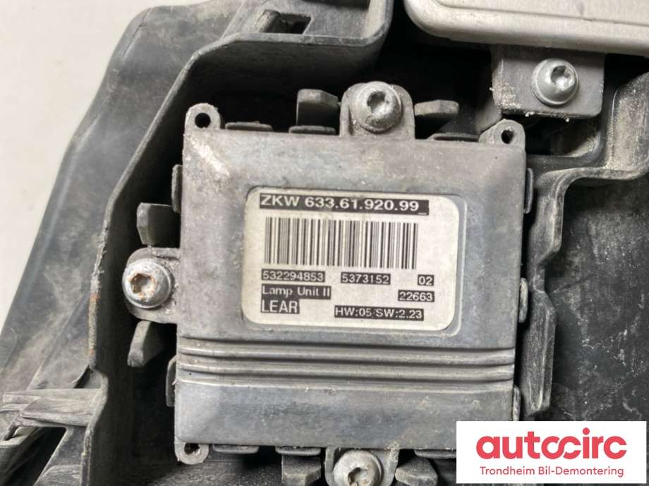 Frontlykt høyre xenon til Volvo S80 2006-2013 (Type II, Fase 1) (31353539|)