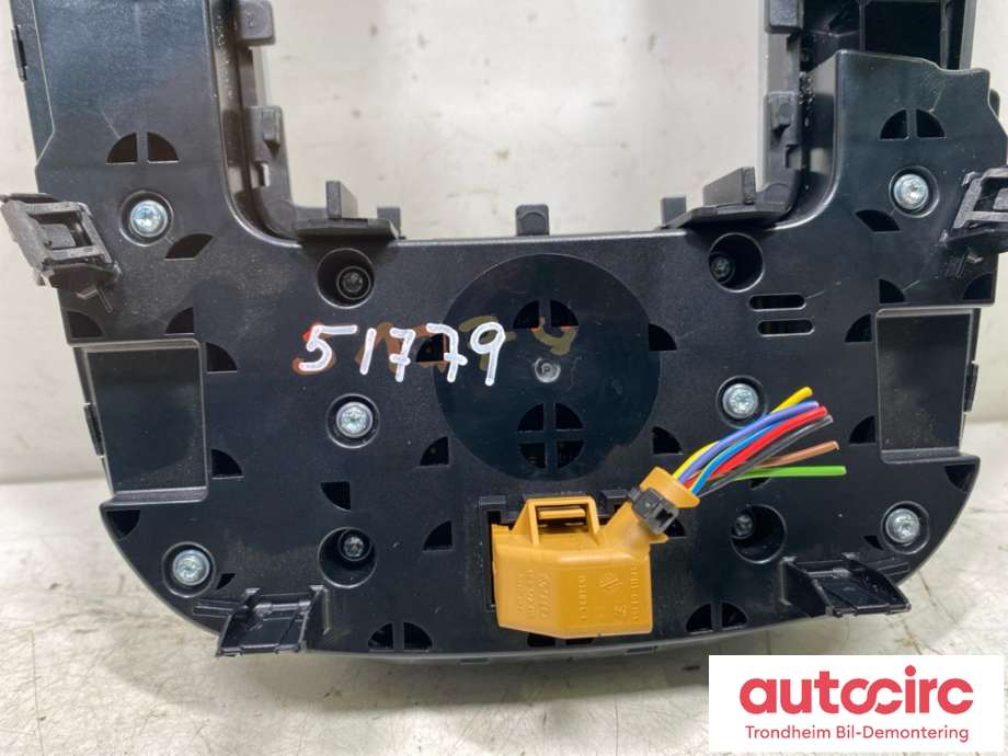 Bilstereo betjeningspanel til Audi A4 2007-2014 (Type IV) (B8) (B8) (AUDI/VW|8T0 919 611 WFX|)