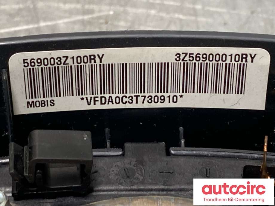 Airbag rattpute til Hyundai i40 2012-2017 (56900 3Z100RY|)