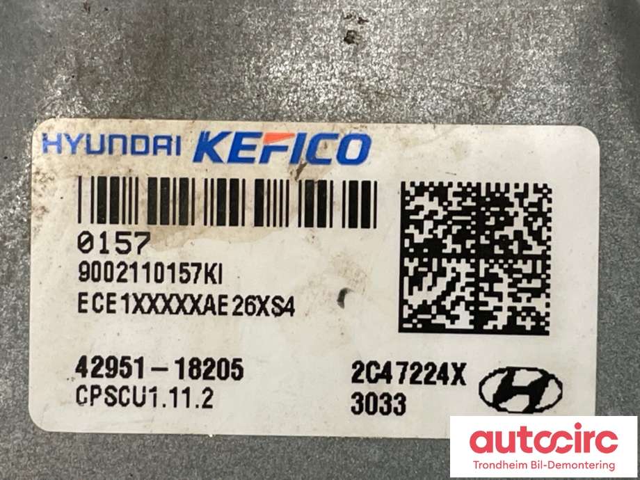 Styreenhet diverse til Hyundai Ioniq 6 2023-->> (42951-18205|)