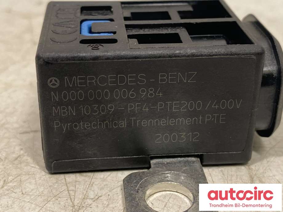 Rele diverse til Mercedes EQC 2019-->>  (AUTOLIV NCS|N000000006984|MBN 10309-PF4-PTE200/400V|)
