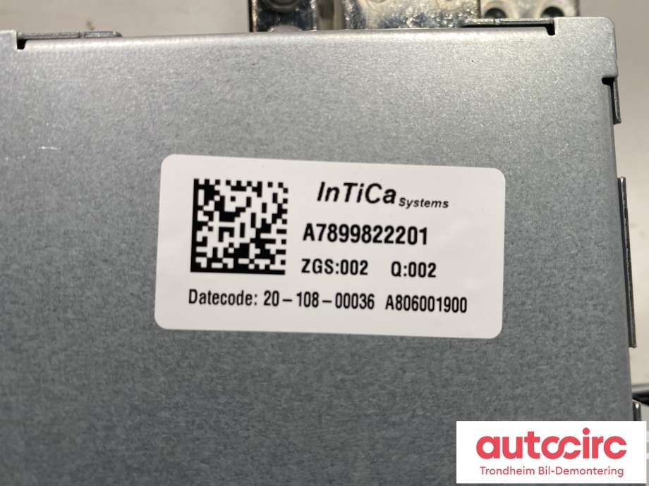 Styreenhet batteri elbil (BMS - Battery Management System) til Mercedes EQC 2019-->>  (INTICA SYSTEMS|A7899822201|)
