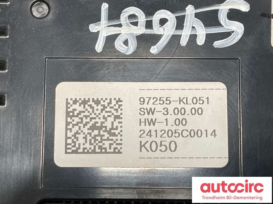 Styreenhet klima/aircondition til Hyundai Ioniq 6 2023-->>  (97255-KL051|)