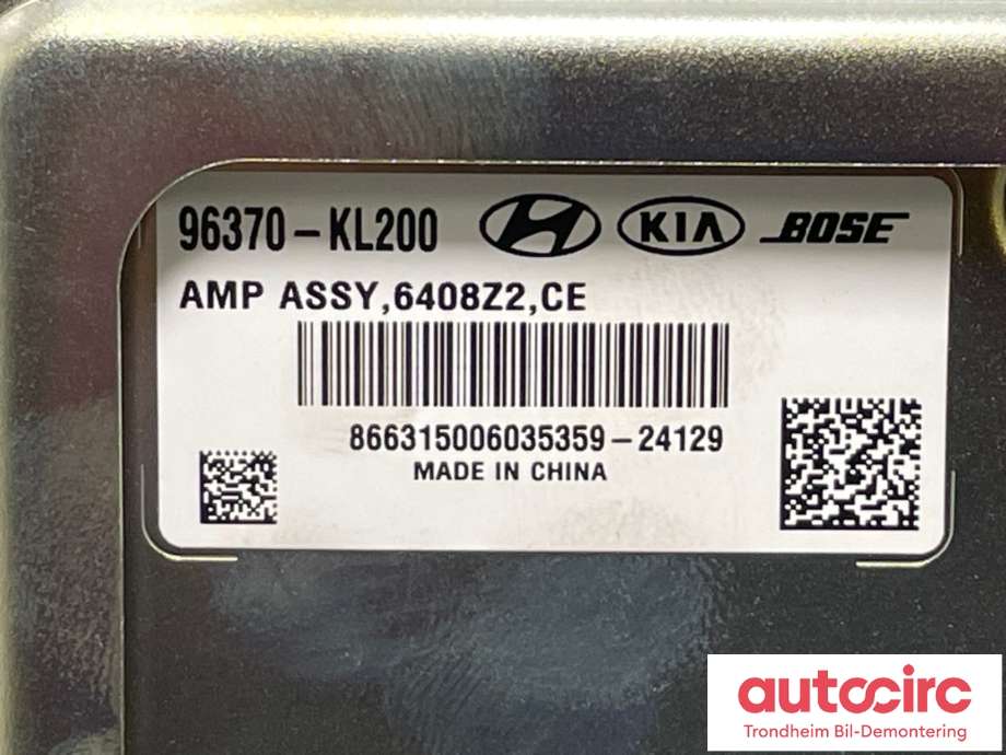Bilstereo forsterker til Hyundai Ioniq 6 2023-->>  (96370-KL200|)