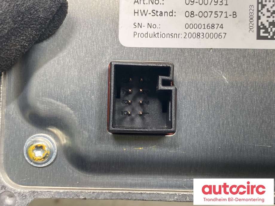 Styreenhet batteri elbil (BMS - Battery Management System) til Mercedes EQC 2019-->> (A7895463000|)