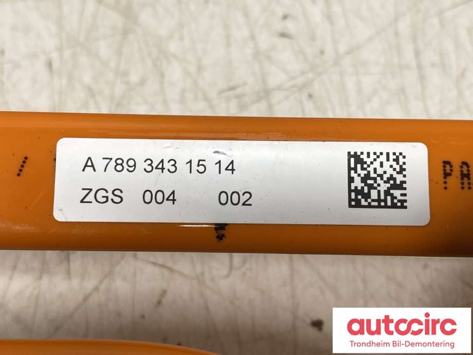 Kabel høy volt (HV) elbil til Mercedes EQC 2019-->>  (A7893432207|A7893430514| A7893431314|A7893431514| A7893431014| A7893431414)