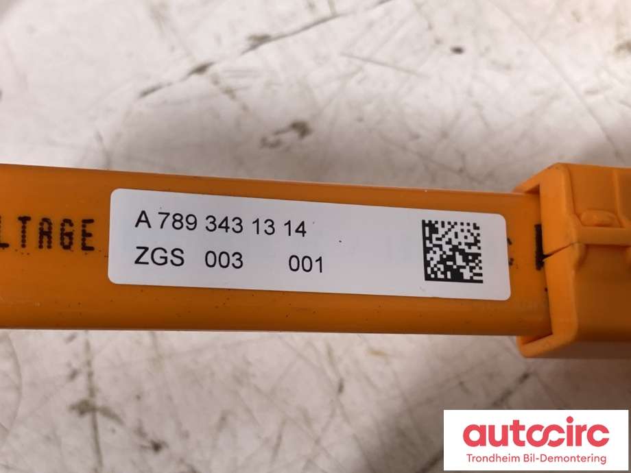 Kabel høy volt (HV) elbil til Mercedes EQC 2019-->>  (A7893432207|A7893430514| A7893431314|A7893431514| A7893431014| A7893431414)