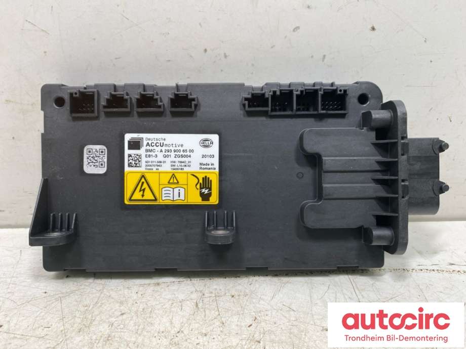 Styreenhet batteri elbil (BMS - Battery Management System) til Mercedes EQC, 2019-->>  (HELLA / ACCUMOTIVE|A2939006500)