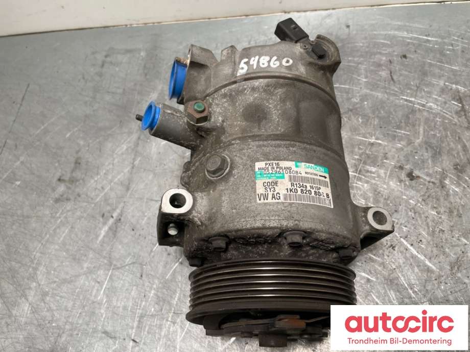 Aircondition kompressor til Škoda Superb 2008-2015 (Type II)  (1K0820808B|1K0820808F|1K0820859QX| 1K0820808BX)