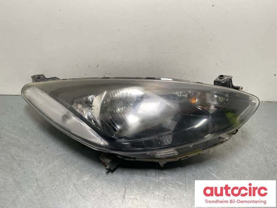 Frontlykt høyre halogen til Mazda 2, 2007-2010 (Type II, Fase 1)  (DF71510K0E)