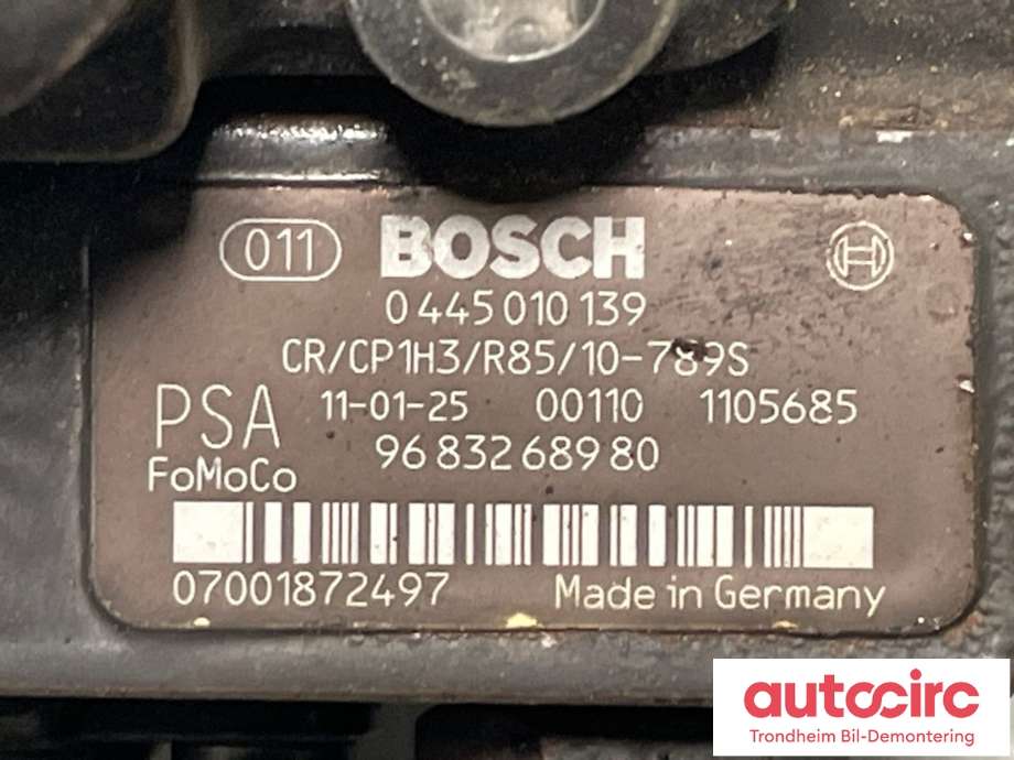 Dieselpumpe til Mitsubishi Outlander 2010-2012 (Type II, Fase 2)  (MN982326|)