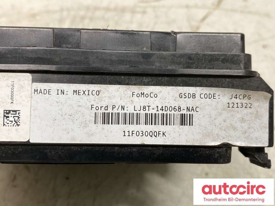 Sikringsboks motorrom til Ford Mustang Mach-e 2020-->>  (2615830|)