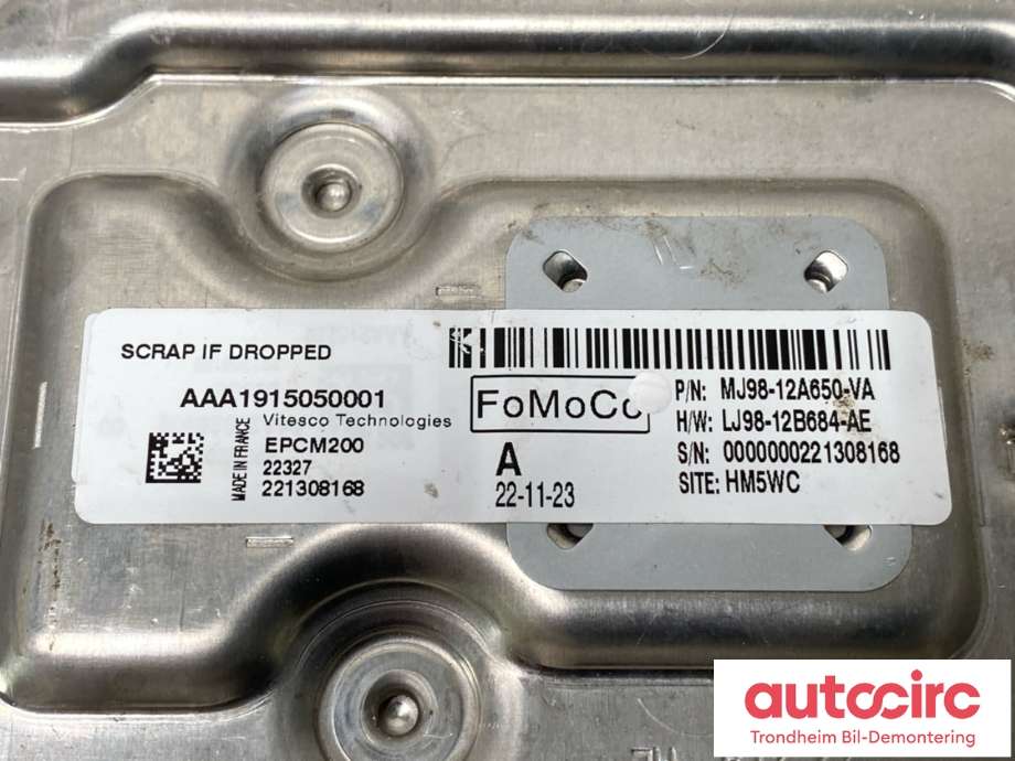 Styreenhet diverse til Ford Mustang Mach-e 2020-->>  (2502229|MJ9812A650VA|A2C18641700)
