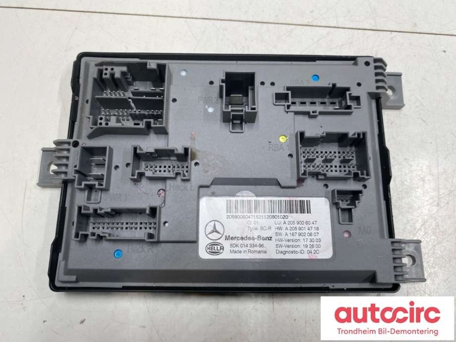 Styreenhet (SAM - Signal Acquisition Module) til Mercedes EQC, 2019-->>  (A2059006047)
