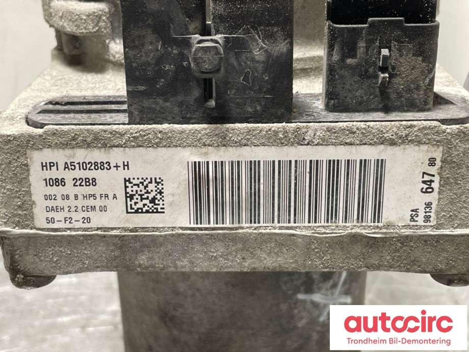 Servo pumpe elektrisk til Peugeot Partner 2015-2019 (Type II, Fase 2)  (9813664780|1613361580|1616383380)