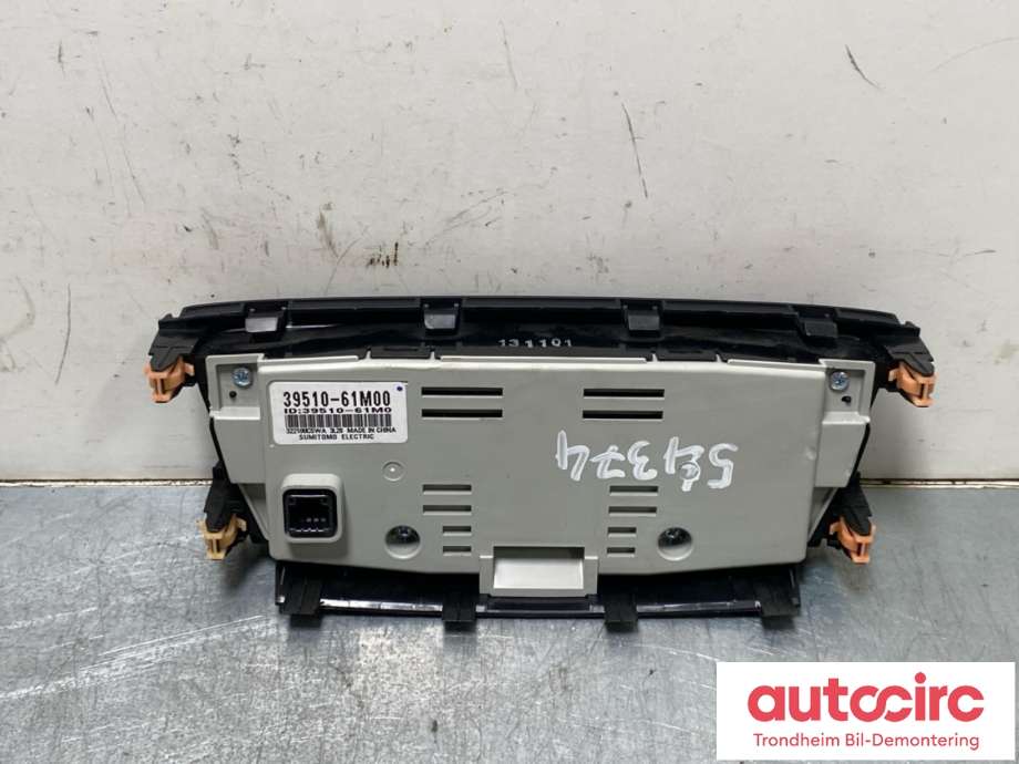 Varmeapparat betjening til Suzuki SX4 S-CROSS 2013-->> (Type II)  (39510-61M00-BKZ|)