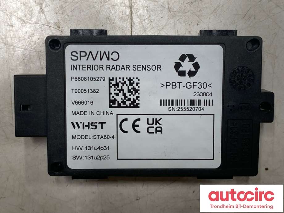 Sensor radar til Zeekr X 2025-->>  (6608105279|)