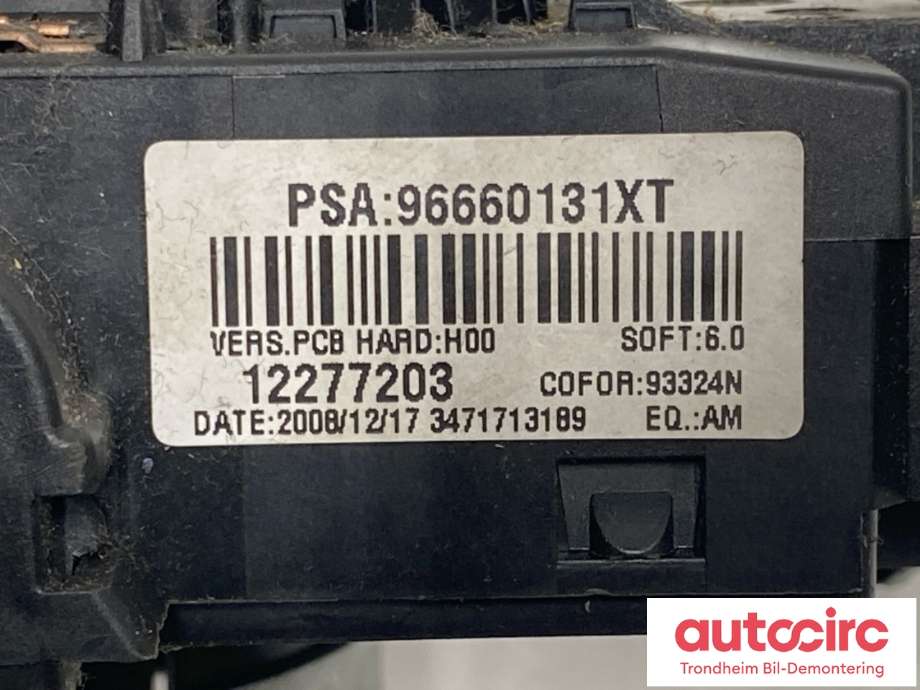 Bryter combi til Citroën Jumpy 2007-2016 (Type II) (96660131XT|6242 GS|98070119XT)