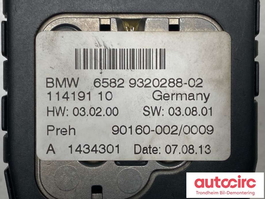 Bilstereo betjeningspanel til BMW 5-Serie 2010-2017 (F10/F11) (F10/F11) (65829320288|65829350723|)