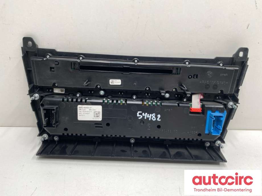 Varmeapparat betjening til BMW 5-Serie 2010-2017 (F10/F11) (F10/F11) (9324321|61319328425|)