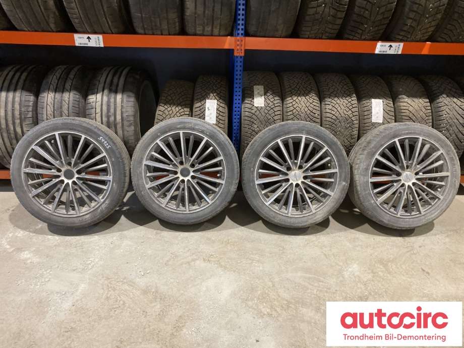 Hjulsett aluminium sommer til Toyota Verso 2004-2009 (Type II) (225/45R17|17|PROD: 3922|4-5MM)
