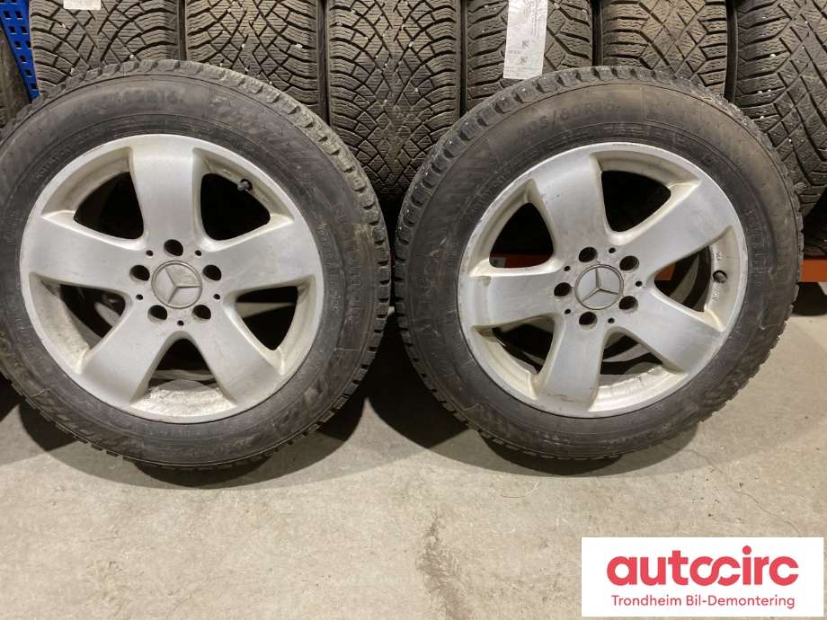 Hjulsett aluminium vinter til Mercedes E-Klasse 2006-2009 (Fase 2) (W211) (W211) (205/60R16|16|PROD: 0525|PIGGDEKK)
