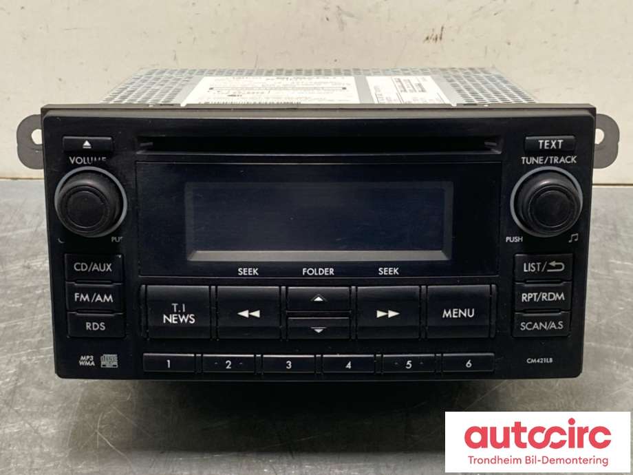 Bilstereo til Subaru XV 2012-2017 (Type I) (86201FJ420|)