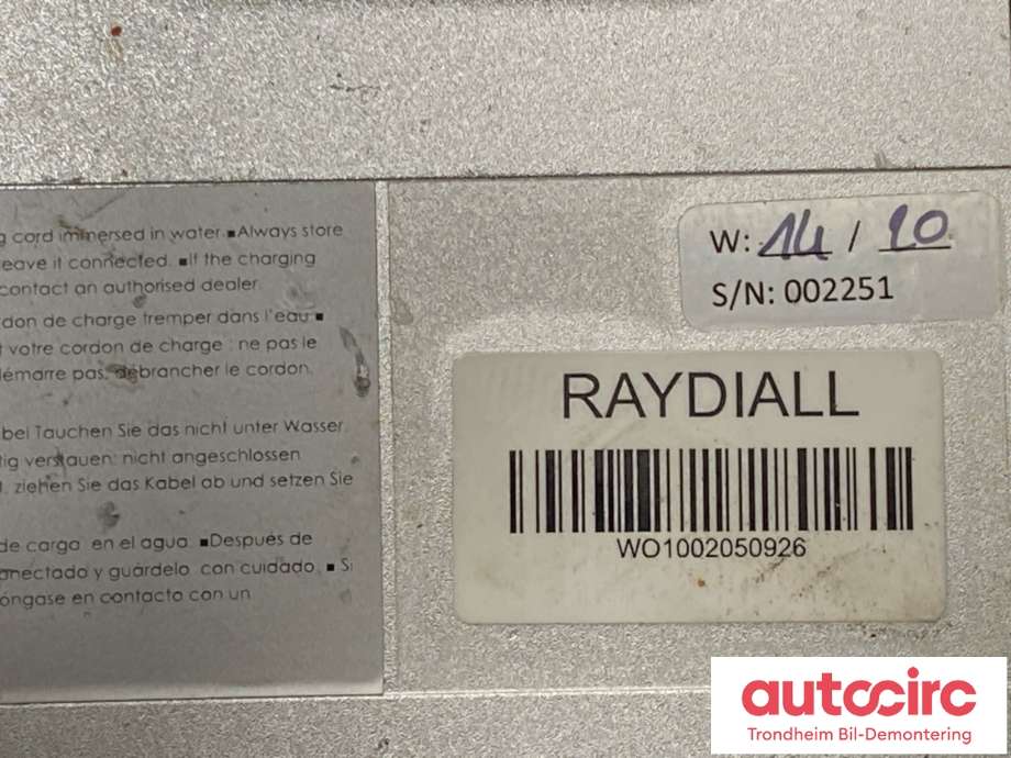 Batterilader kabel til Renault Zoe 2019-->> (Fase 2)  (NØDLADER|)