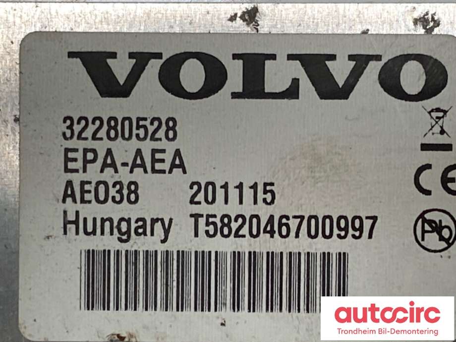 Batterilader (OBC - On Board Charger) til Volvo XC90 2015-2025 (Type II) (36010948|)