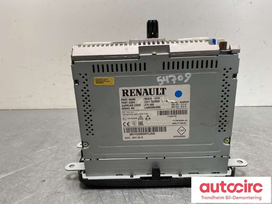 Bilstereo navigasjon skjerm til Opel Vivaro B 2014-2019  (93460041|93460634|)